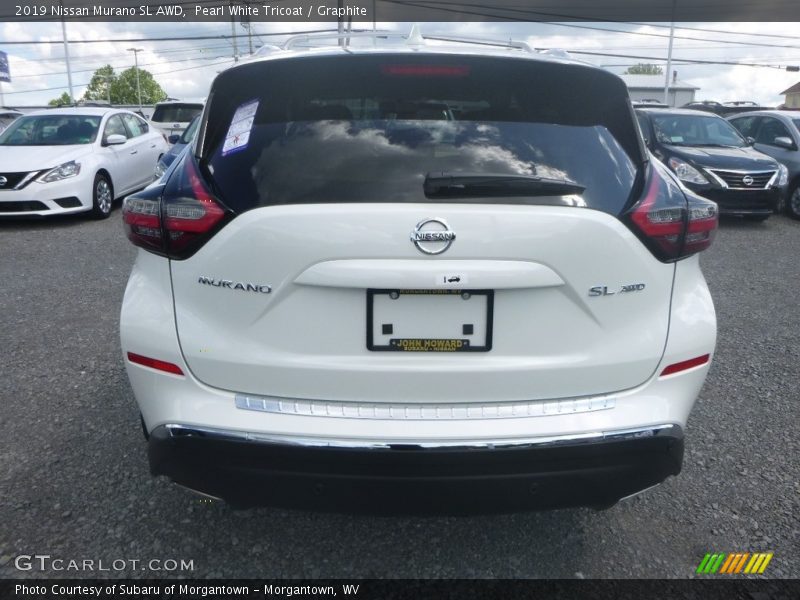 Pearl White Tricoat / Graphite 2019 Nissan Murano SL AWD