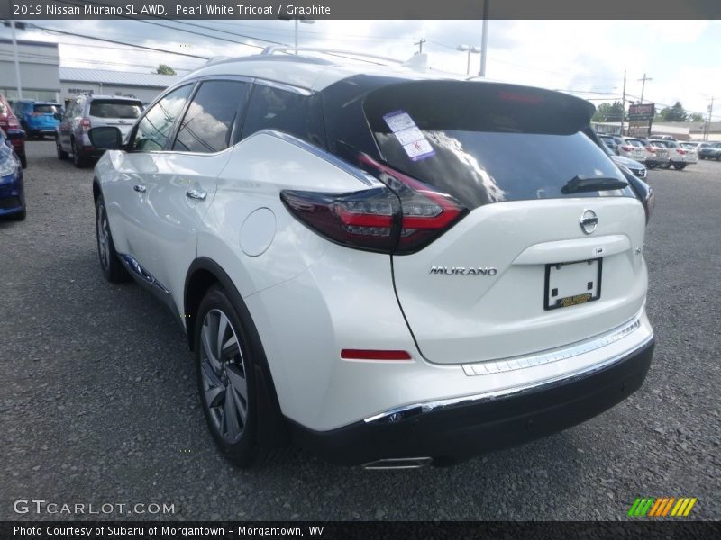 Pearl White Tricoat / Graphite 2019 Nissan Murano SL AWD