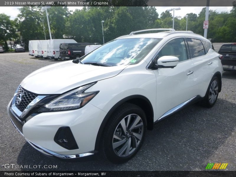 Pearl White Tricoat / Graphite 2019 Nissan Murano SL AWD