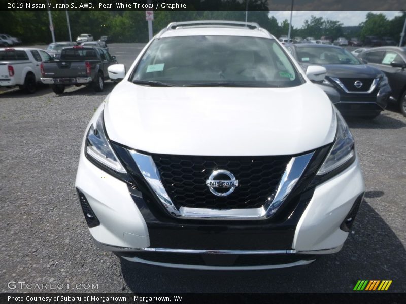 Pearl White Tricoat / Graphite 2019 Nissan Murano SL AWD