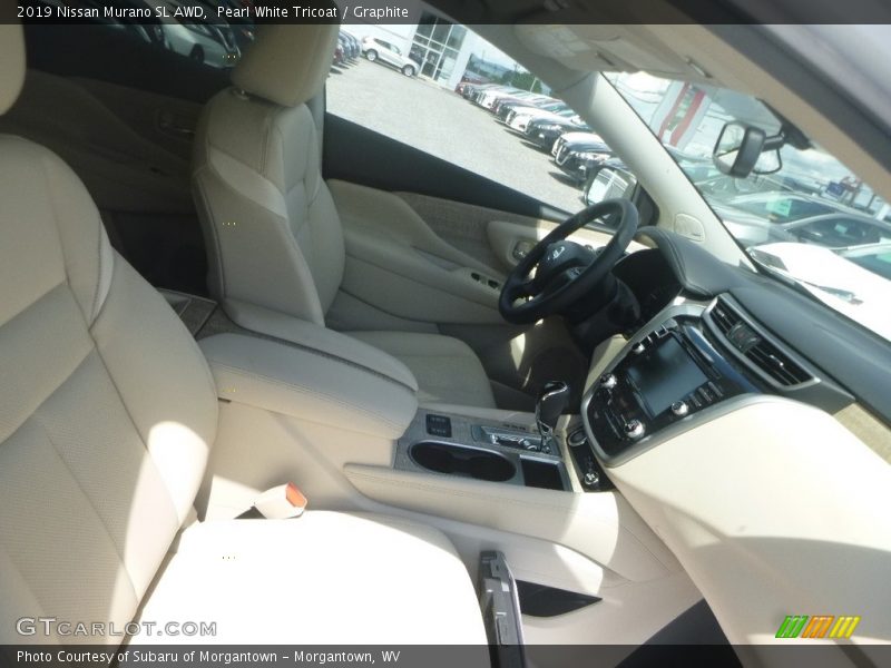 Pearl White Tricoat / Graphite 2019 Nissan Murano SL AWD