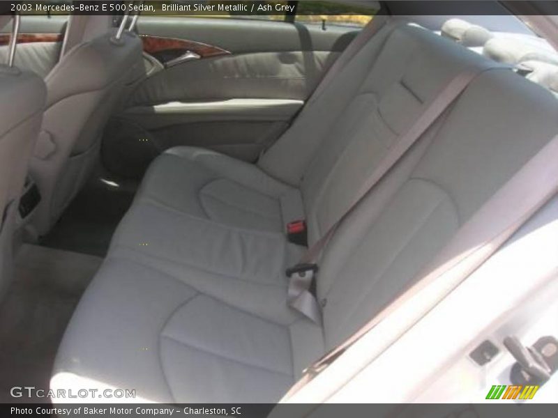 Brilliant Silver Metallic / Ash Grey 2003 Mercedes-Benz E 500 Sedan