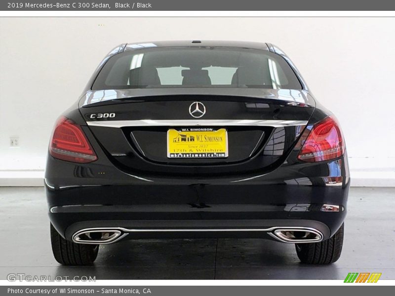 Black / Black 2019 Mercedes-Benz C 300 Sedan