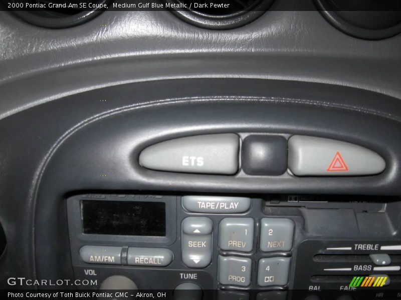 Medium Gulf Blue Metallic / Dark Pewter 2000 Pontiac Grand Am SE Coupe