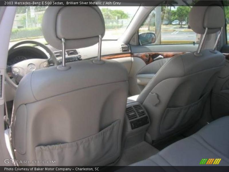 Brilliant Silver Metallic / Ash Grey 2003 Mercedes-Benz E 500 Sedan