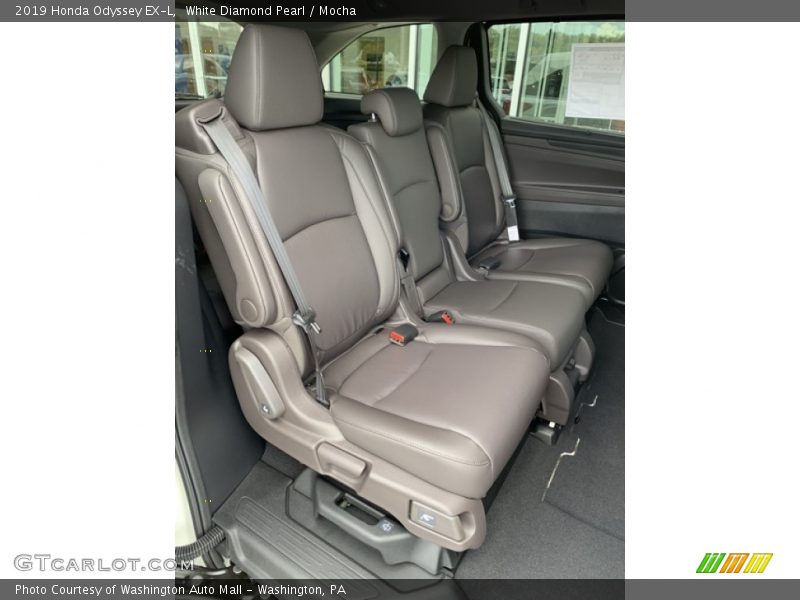 White Diamond Pearl / Mocha 2019 Honda Odyssey EX-L