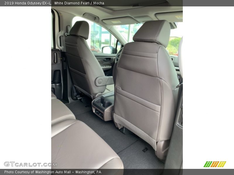 White Diamond Pearl / Mocha 2019 Honda Odyssey EX-L