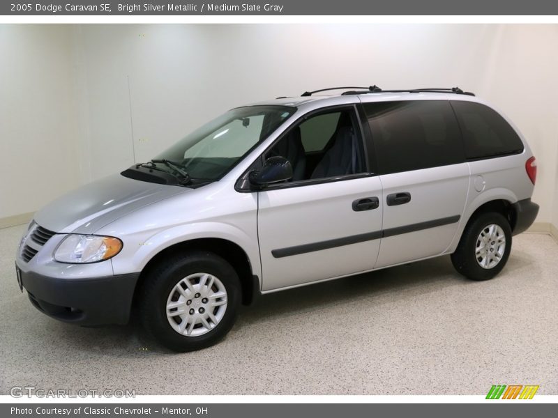 Bright Silver Metallic / Medium Slate Gray 2005 Dodge Caravan SE