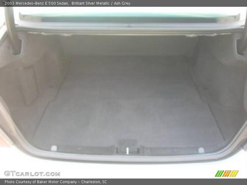 Brilliant Silver Metallic / Ash Grey 2003 Mercedes-Benz E 500 Sedan