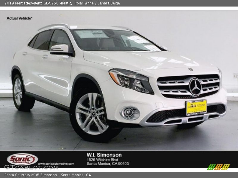 Polar White / Sahara Beige 2019 Mercedes-Benz GLA 250 4Matic