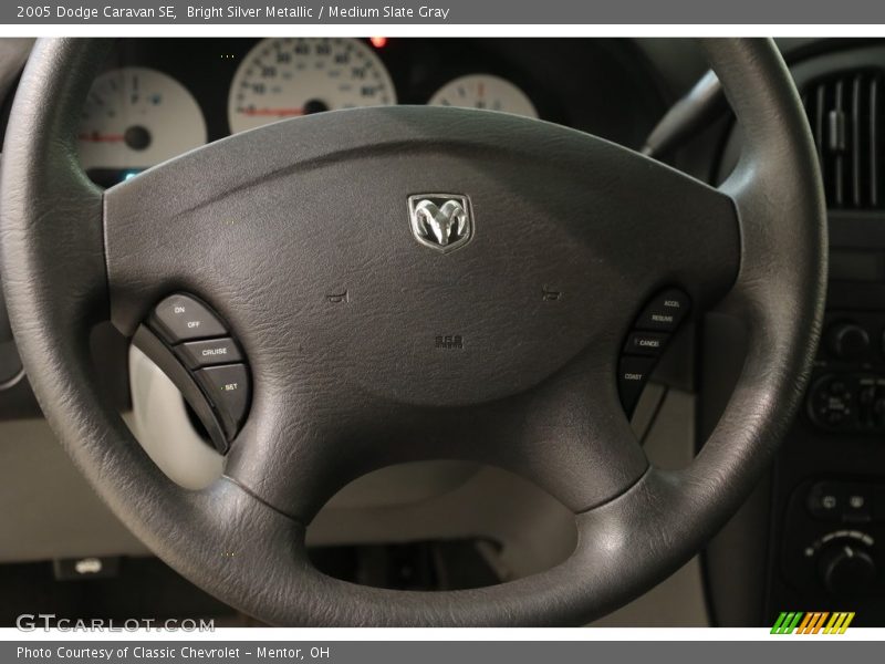 Bright Silver Metallic / Medium Slate Gray 2005 Dodge Caravan SE