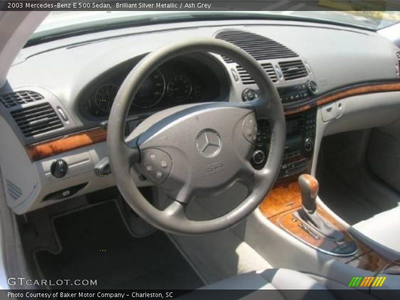 Brilliant Silver Metallic / Ash Grey 2003 Mercedes-Benz E 500 Sedan