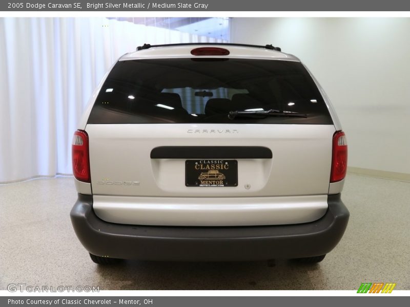 Bright Silver Metallic / Medium Slate Gray 2005 Dodge Caravan SE