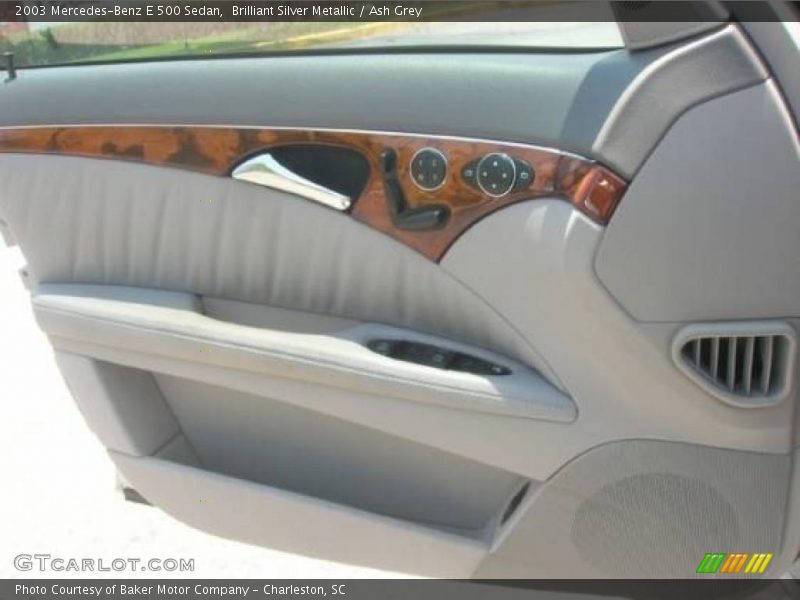 Brilliant Silver Metallic / Ash Grey 2003 Mercedes-Benz E 500 Sedan