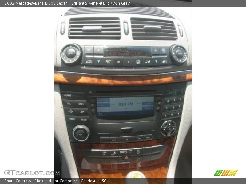 Brilliant Silver Metallic / Ash Grey 2003 Mercedes-Benz E 500 Sedan
