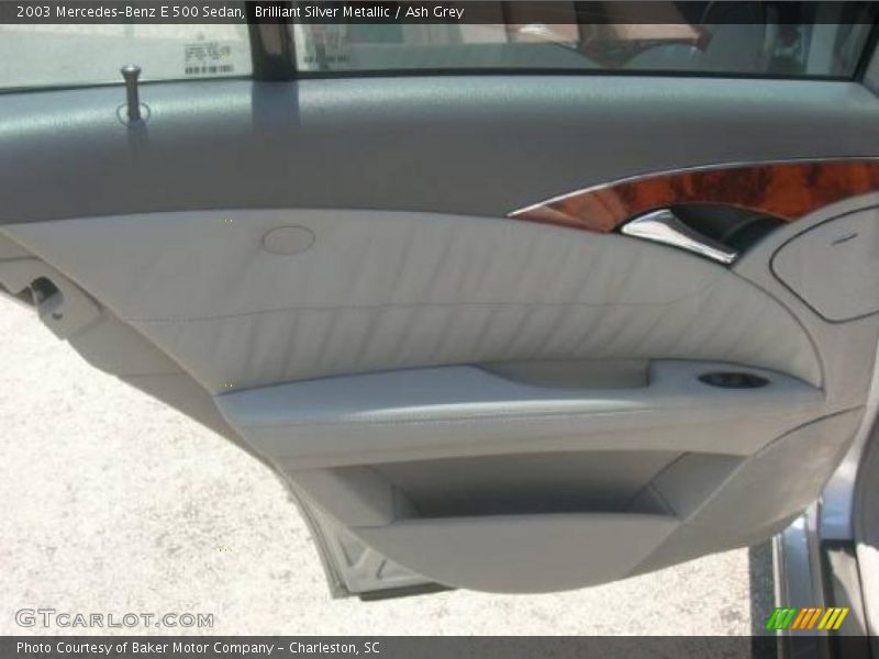 Brilliant Silver Metallic / Ash Grey 2003 Mercedes-Benz E 500 Sedan