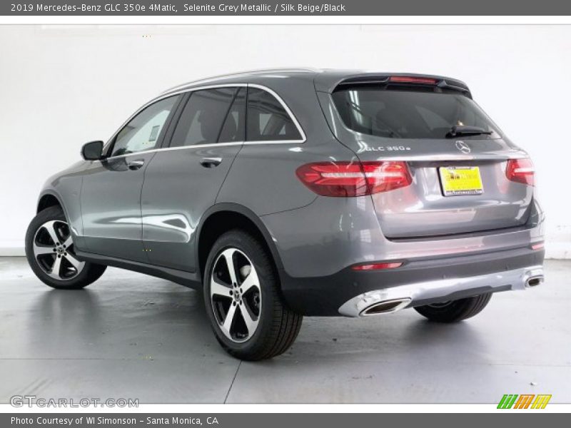 Selenite Grey Metallic / Silk Beige/Black 2019 Mercedes-Benz GLC 350e 4Matic