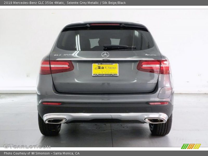 Selenite Grey Metallic / Silk Beige/Black 2019 Mercedes-Benz GLC 350e 4Matic