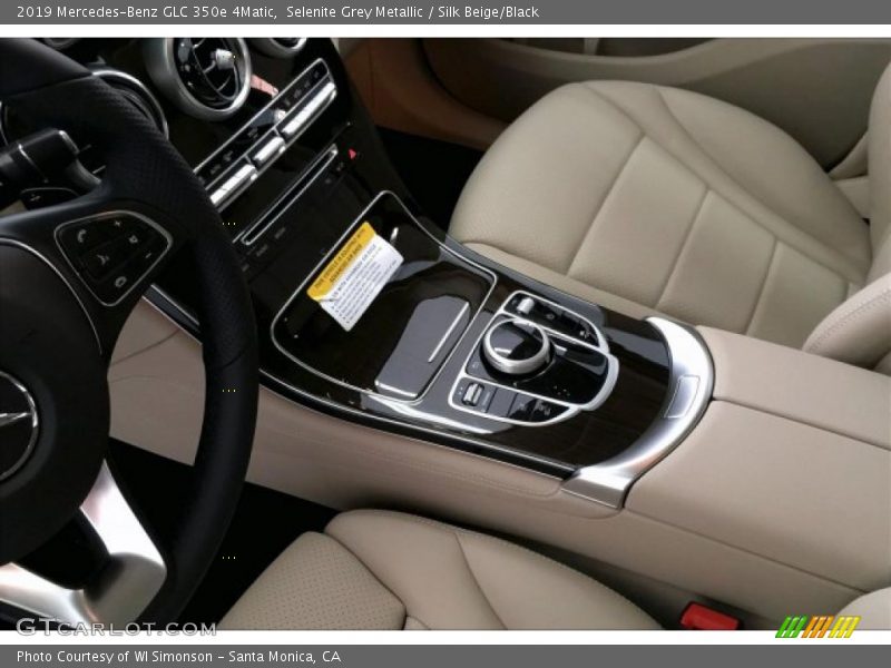 Selenite Grey Metallic / Silk Beige/Black 2019 Mercedes-Benz GLC 350e 4Matic