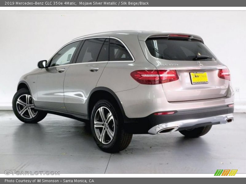 Mojave Silver Metallic / Silk Beige/Black 2019 Mercedes-Benz GLC 350e 4Matic