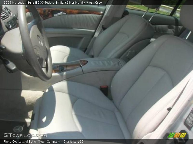 Brilliant Silver Metallic / Ash Grey 2003 Mercedes-Benz E 500 Sedan