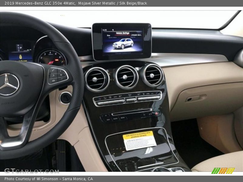 Mojave Silver Metallic / Silk Beige/Black 2019 Mercedes-Benz GLC 350e 4Matic