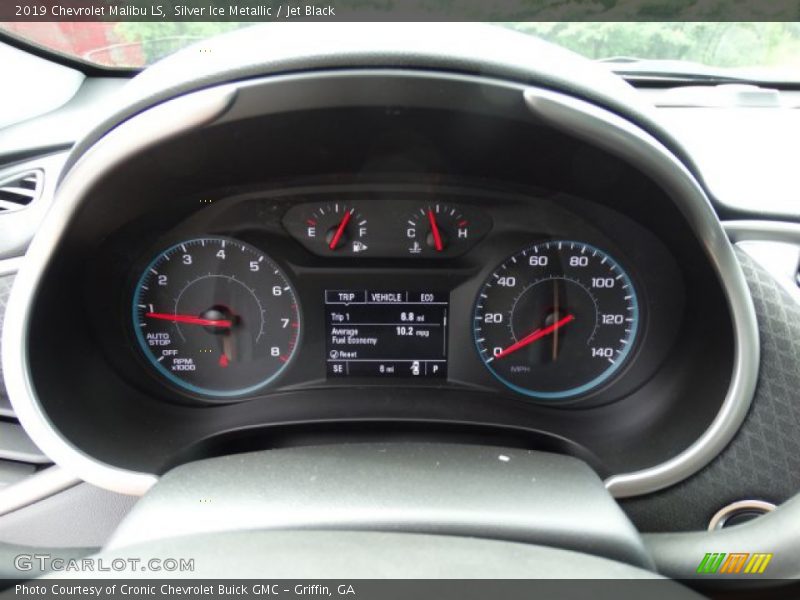Silver Ice Metallic / Jet Black 2019 Chevrolet Malibu LS