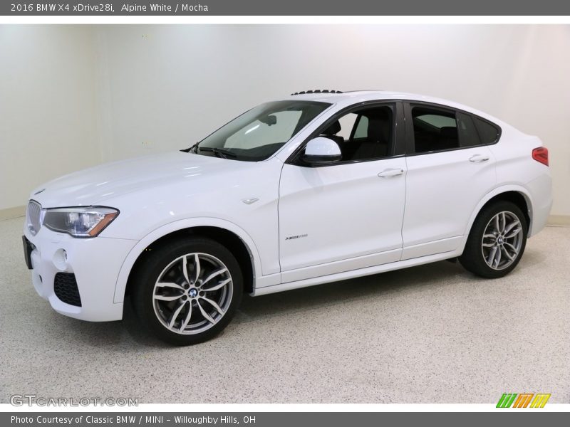 Alpine White / Mocha 2016 BMW X4 xDrive28i