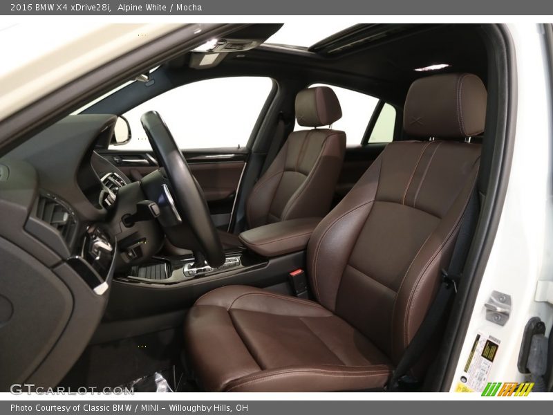 Alpine White / Mocha 2016 BMW X4 xDrive28i