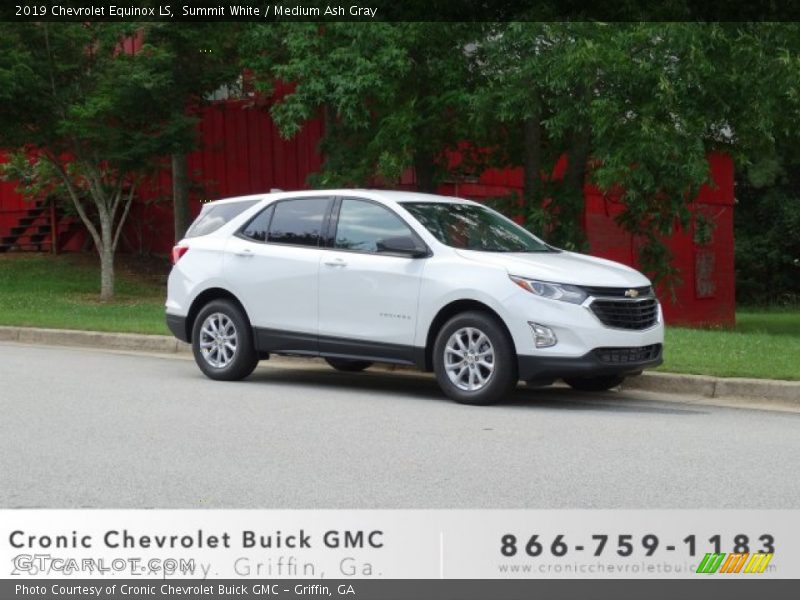 Summit White / Medium Ash Gray 2019 Chevrolet Equinox LS