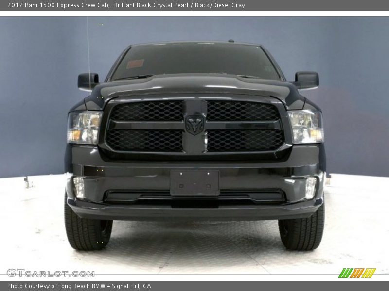 Brilliant Black Crystal Pearl / Black/Diesel Gray 2017 Ram 1500 Express Crew Cab
