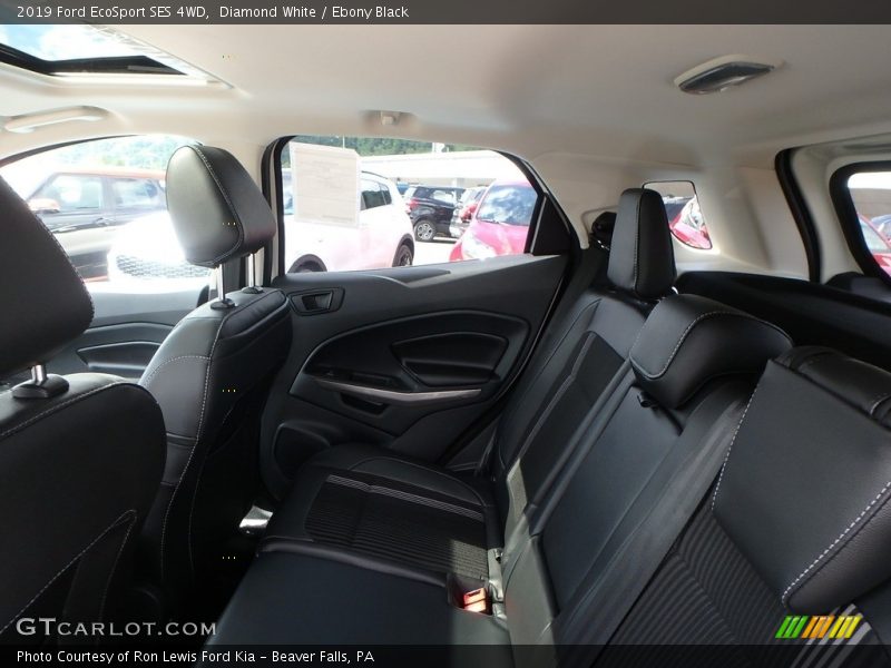 Diamond White / Ebony Black 2019 Ford EcoSport SES 4WD