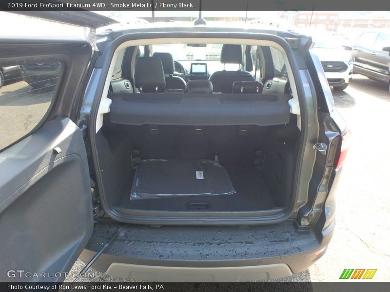 Smoke Metallic / Ebony Black 2019 Ford EcoSport Titanium 4WD