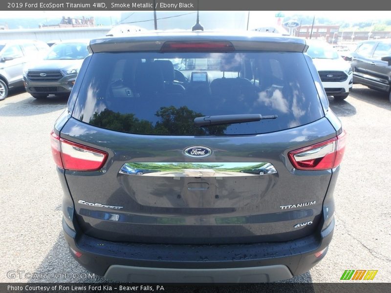 Smoke Metallic / Ebony Black 2019 Ford EcoSport Titanium 4WD