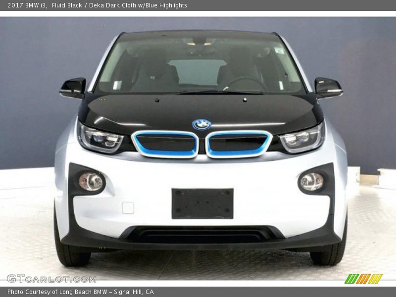 Fluid Black / Deka Dark Cloth w/Blue Highlights 2017 BMW i3