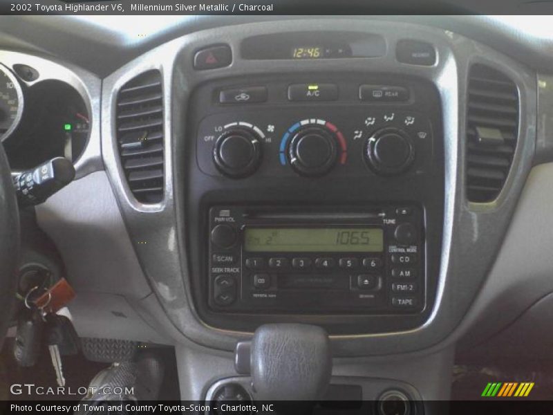 Millennium Silver Metallic / Charcoal 2002 Toyota Highlander V6