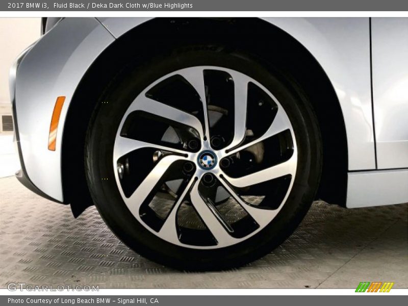 Fluid Black / Deka Dark Cloth w/Blue Highlights 2017 BMW i3