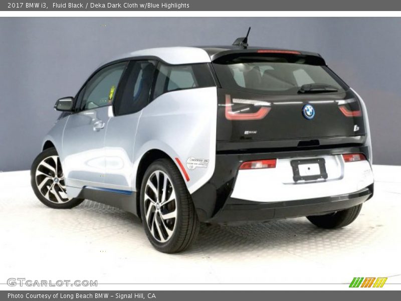 Fluid Black / Deka Dark Cloth w/Blue Highlights 2017 BMW i3