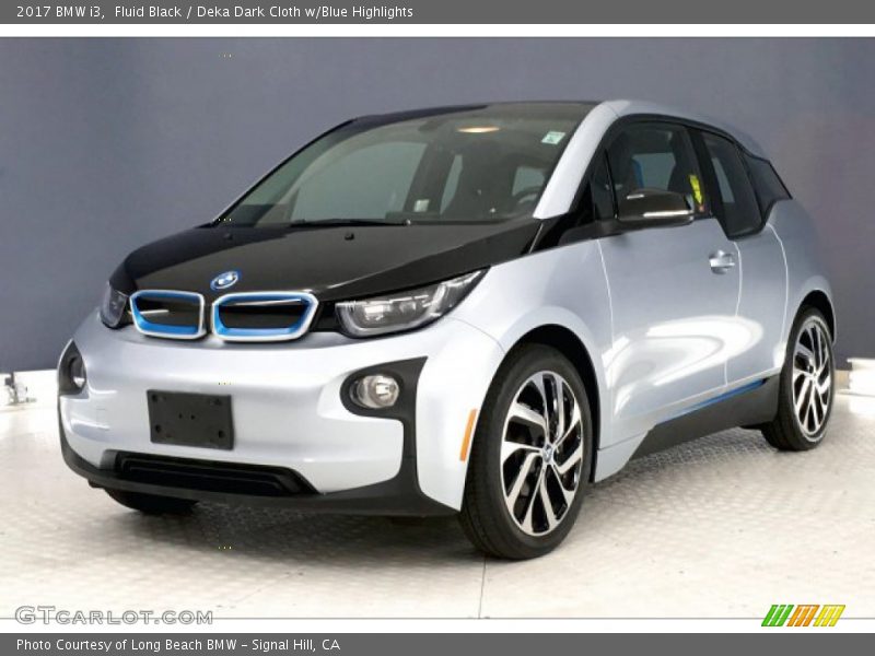 Fluid Black / Deka Dark Cloth w/Blue Highlights 2017 BMW i3