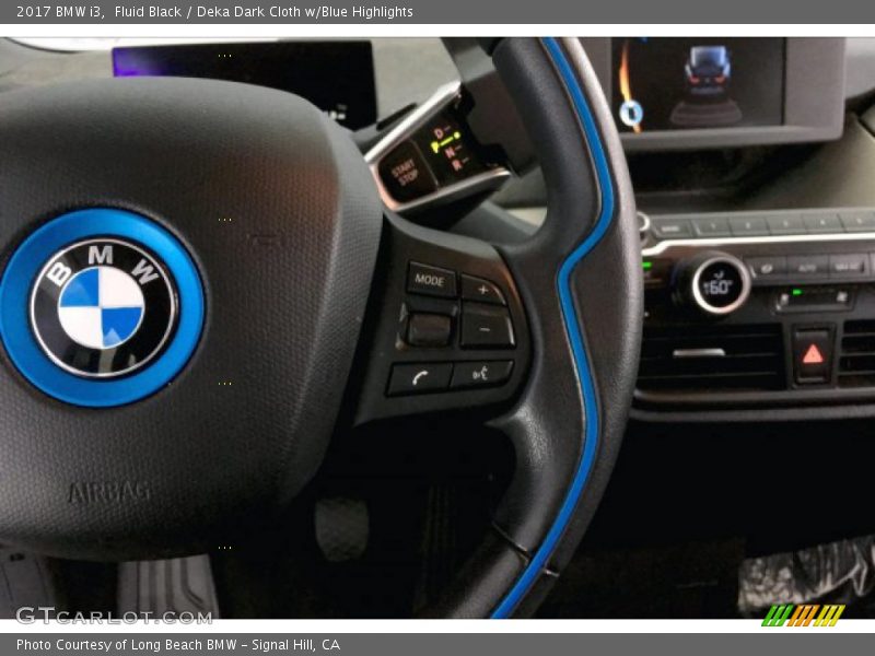 Fluid Black / Deka Dark Cloth w/Blue Highlights 2017 BMW i3