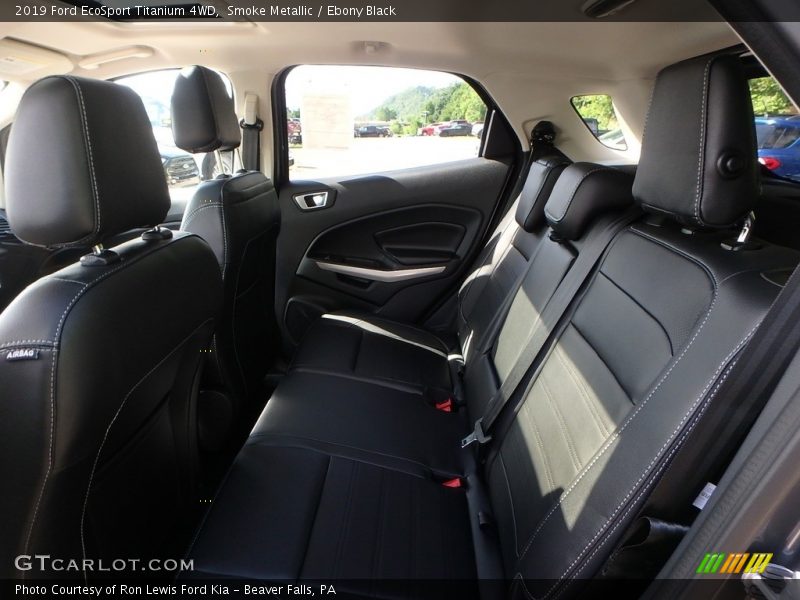 Smoke Metallic / Ebony Black 2019 Ford EcoSport Titanium 4WD