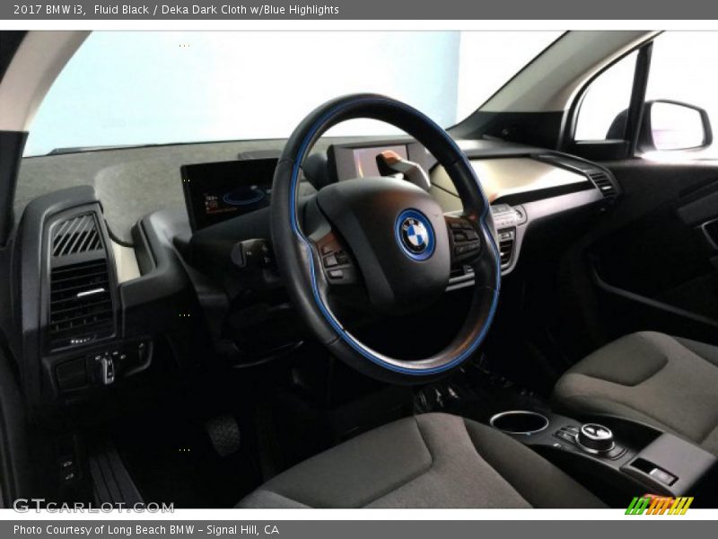 Fluid Black / Deka Dark Cloth w/Blue Highlights 2017 BMW i3