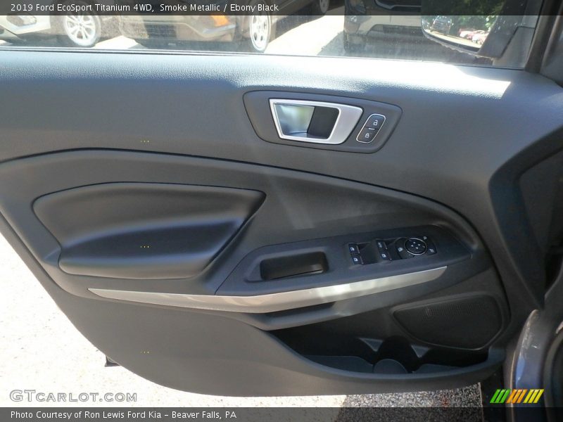 Smoke Metallic / Ebony Black 2019 Ford EcoSport Titanium 4WD