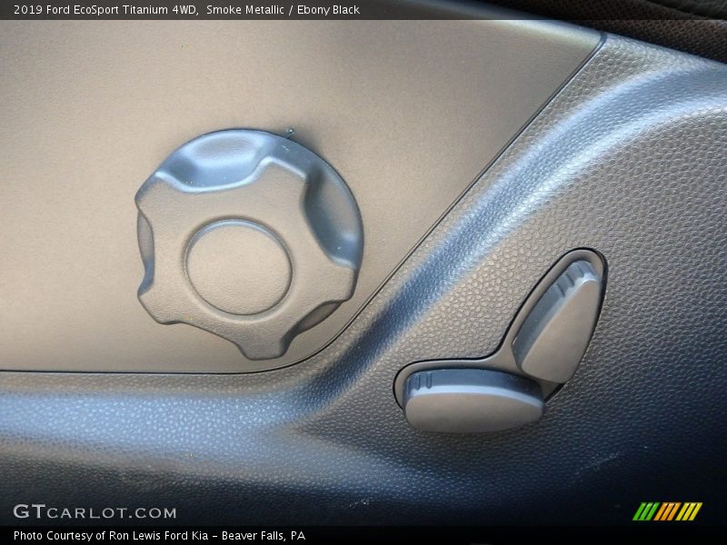 Smoke Metallic / Ebony Black 2019 Ford EcoSport Titanium 4WD