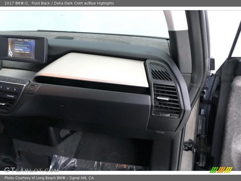 Fluid Black / Deka Dark Cloth w/Blue Highlights 2017 BMW i3
