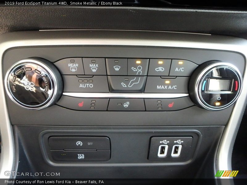 Controls of 2019 EcoSport Titanium 4WD