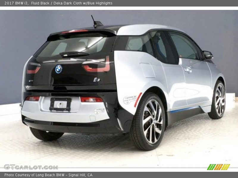 Fluid Black / Deka Dark Cloth w/Blue Highlights 2017 BMW i3