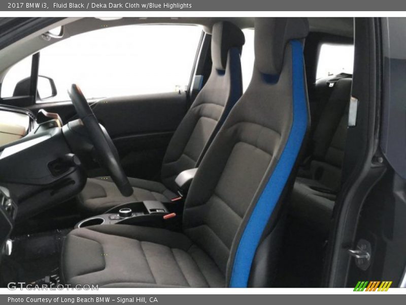 Fluid Black / Deka Dark Cloth w/Blue Highlights 2017 BMW i3