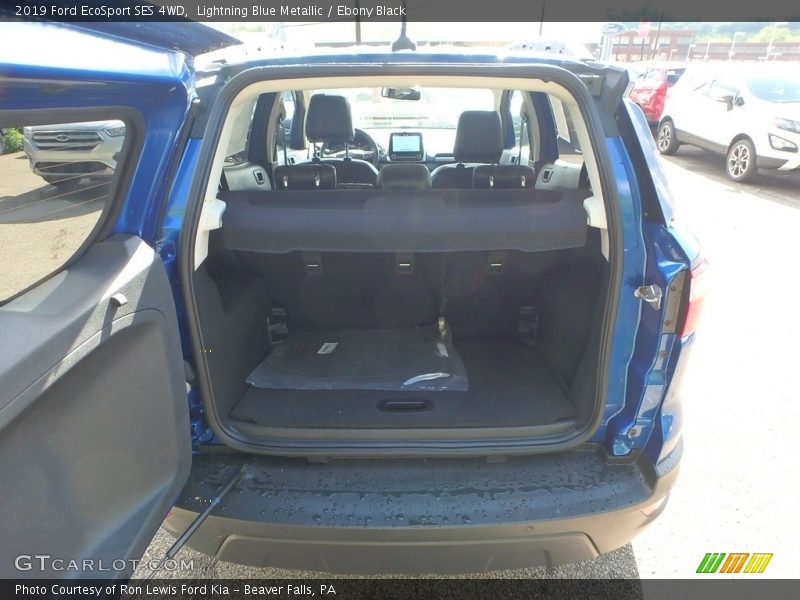 Lightning Blue Metallic / Ebony Black 2019 Ford EcoSport SES 4WD