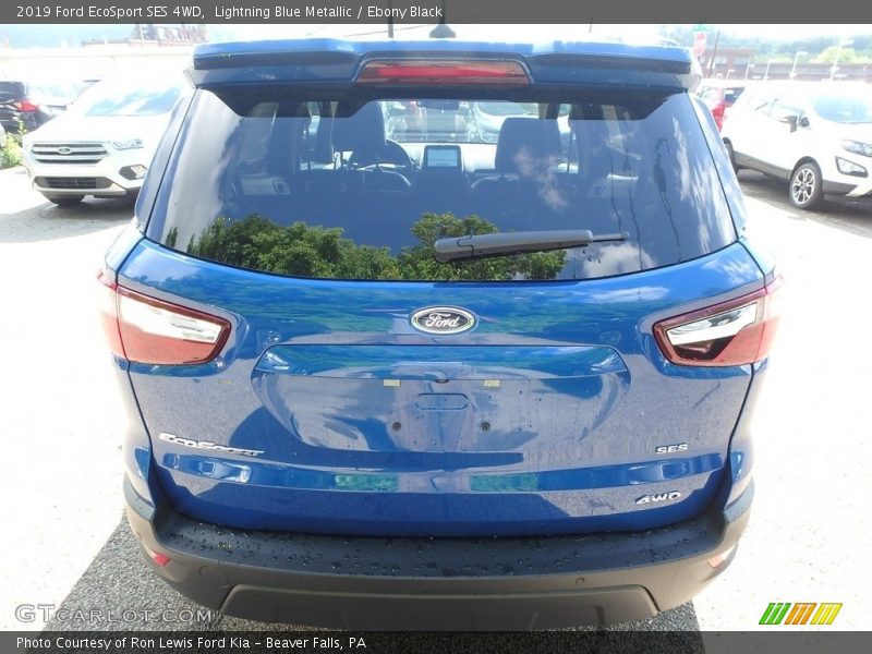 Lightning Blue Metallic / Ebony Black 2019 Ford EcoSport SES 4WD